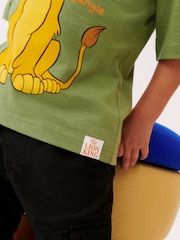 Green Simba Lion King Short Sleeve T-Shirt (6mths-8yrs) - Image 3 of 6