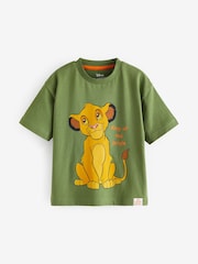 Green Simba Lion King Short Sleeve T-Shirt (6mths-8yrs) - Image 4 of 6