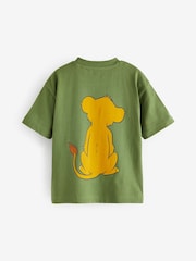 Green Simba Lion King Short Sleeve T-Shirt (6mths-8yrs) - Image 5 of 6