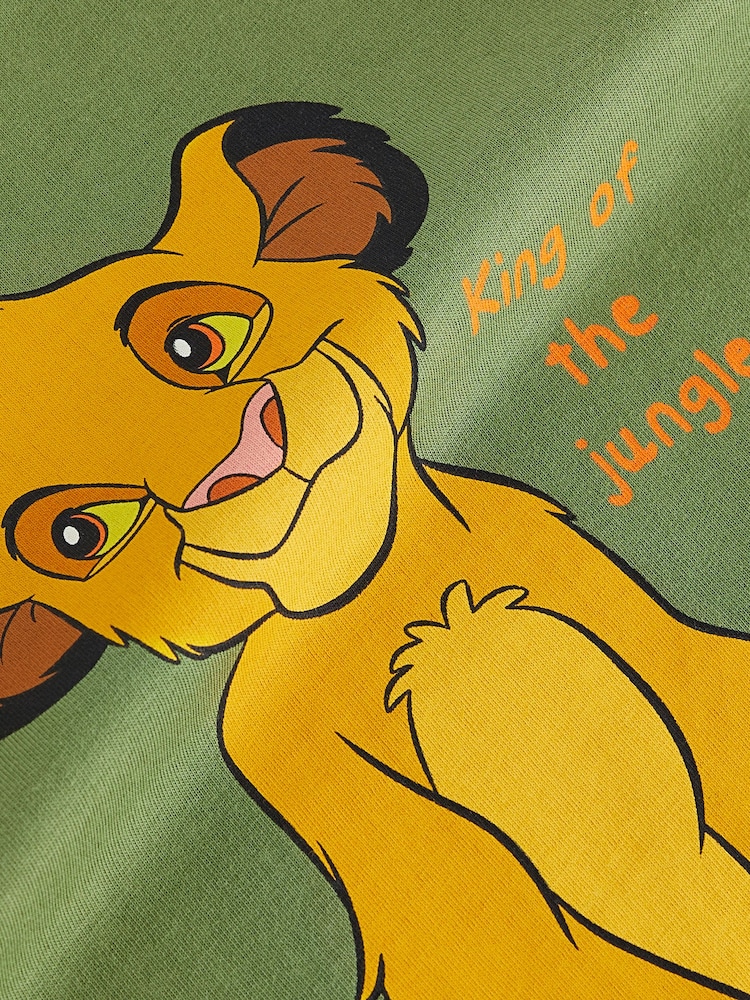 Green Simba Lion King Short Sleeve T-Shirt (6mths-8yrs) - Image 6 of 6