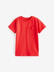 Red Short Sleeve Plain T-Shirt (3mths-7yrs) - Image 1 of 3