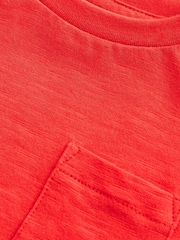 Red Short Sleeve Plain T-Shirt (3mths-7yrs) - Image 3 of 3