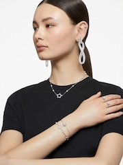 Swarovski Silver Tone Rhodium Plated Constella Crystal Bracelet - Image 4 of 5