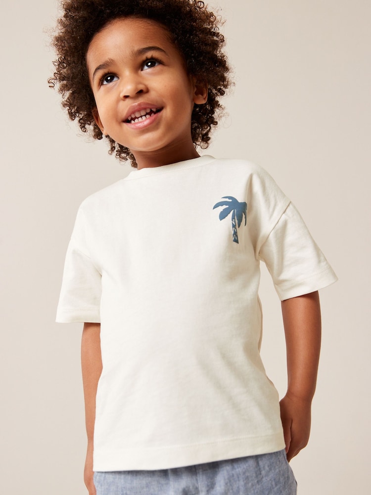Blanco - Camiseta sencilla de manga corta (3 meses-7 años) - Imagen 1 de 7 Blanco - Camiseta sencilla de manga corta (3 meses-7 años) - Imagen 1 de 7