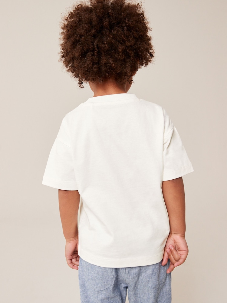 Blanco - Camiseta sencilla de manga corta (3 meses-7 años) - Imagen 2 de 7 Blanco - Camiseta sencilla de manga corta (3 meses-7 años) - Imagen 2 de 7