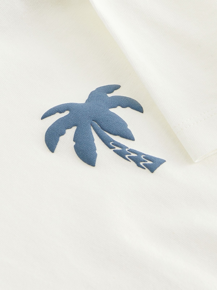 White Simple Short Sleeve T-Shirt (3mths-7yrs) - Image 7 of 7