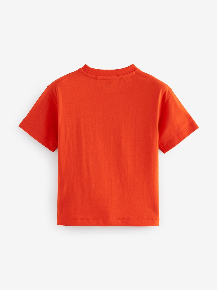 Red Short Sleeve Character T-Shirt (3mths-7yrs) - Image 2 of 3