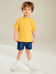 Yellow Simple Short Sleeve T-Shirt (3mths-7yrs) - Image 1 of 5