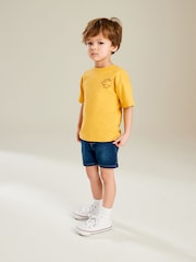 Yellow Simple Short Sleeve T-Shirt (3mths-7yrs) - Image 2 of 5
