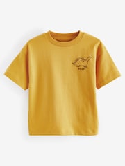 Yellow Simple Short Sleeve T-Shirt (3mths-7yrs) - Image 3 of 5