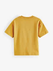 Yellow Simple Short Sleeve T-Shirt (3mths-7yrs) - Image 4 of 5