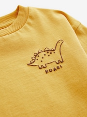 Yellow Simple Short Sleeve T-Shirt (3mths-7yrs) - Image 5 of 5