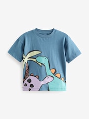Multi 100% Cotton Short Sleeve Character T-Shirts 3 Pack (3mths-7yrs) - Image 2 of 6