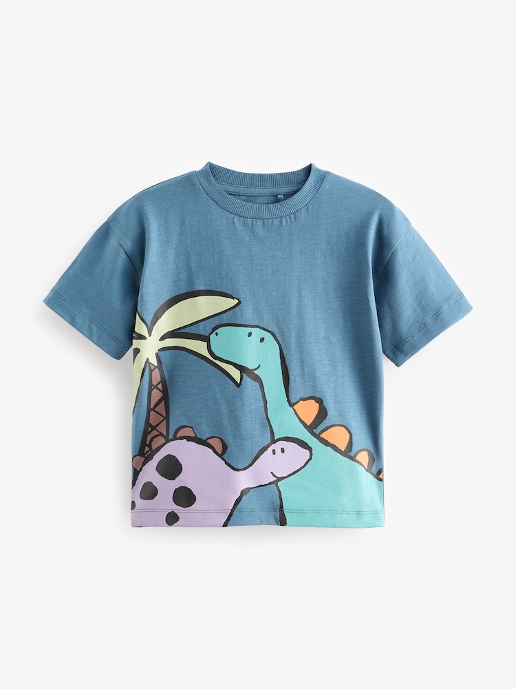 Multi 100% Cotton Short Sleeve Character T-Shirts 3 Pack (3mths-7yrs) - Image 2 of 6