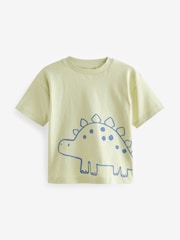 Multi 100% Cotton Short Sleeve Character T-Shirts 3 Pack (3mths-7yrs) - Image 4 of 6