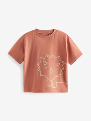 Multi 100% Cotton Short Sleeve Character T-Shirts 3 Pack (3mths-7yrs) - Image 5 of 6