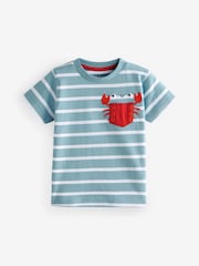 Yellow/Blue 100% Cotton Short Sleeve Character T-Shirts 3 Pack (3mths-7yrs) - Image 3 of 6