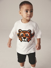 Monochrome T-Shirt And Shorts Set (3mths-7yrs) - Image 2 of 7
