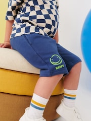 Blau - Set mit T-Shirt und Shorts aus 100 % Baumwolle (3M.–7J.) - Bild 2 von 6