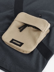 Tan Brown/Grey Utility Bumbag Short Sleeve T-Shirt & Shorts Set (3mths-7yrs) - Image 6 of 7