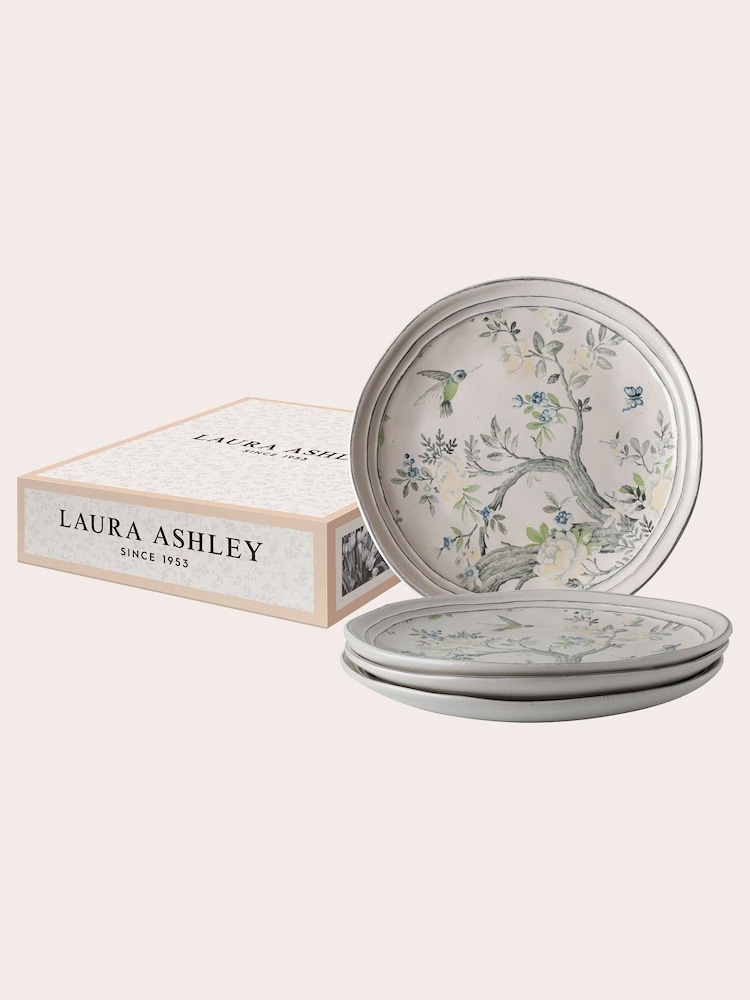 Laura Ashley Set of 4 Blue Belvedere 23cm Plates - Image 2 of 4