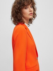 BOSS Orange Regular Fit Crease Resistant Japanese Crepe Blazer Jacket - Image 2 of 6