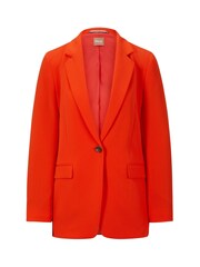 BOSS Orange Regular Fit Crease Resistant Japanese Crepe Blazer Jacket - Image 6 of 6