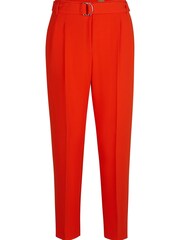 BOSS Orange Regular Fit Crease Resistant Japanese Crepe Cropped Trouser - Image 5 of 6
