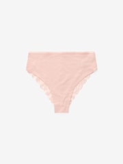 Blanc/Rose/Vert - Lot de 4 slips en dentelle - Image 8 de 9