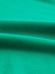 Reiss Bright Green Bless Cotton Crew Neck T-Shirt - Image 6 of 6