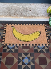 Rockett St George Yellow Banana Doormat - Image 1 of 3