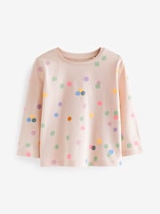 Multi Long Sleeve Cotton T-Shirts 4 Pack (3mths-7yrs) - Image 2 of 7