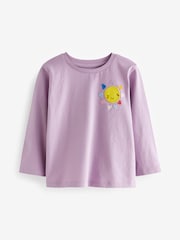 Multi Long Sleeve Cotton T-Shirts 4 Pack (3mths-7yrs) - Image 4 of 7