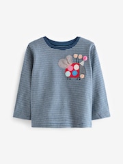 Multi Long Sleeve Cotton T-Shirts 4 Pack (3mths-7yrs) - Image 6 of 7