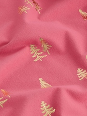Coral Pink Foil Supersoft Cosy Pyjamas - Image 9 of 9