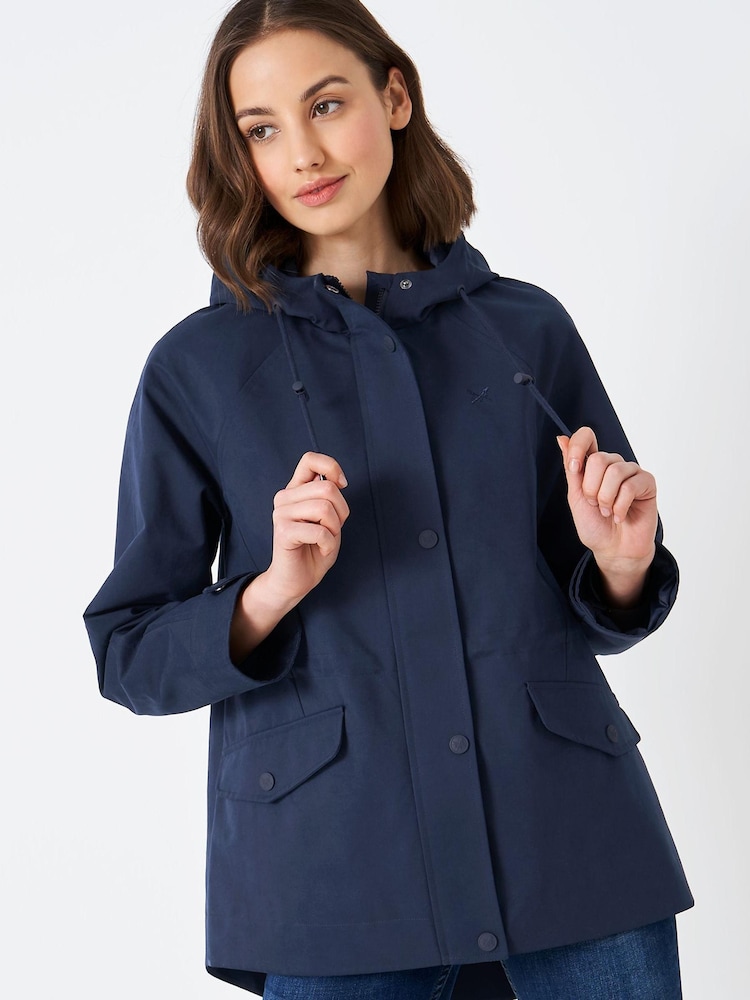 Crew Clothing Company Navy Blue Casual Casual Coat - Image 1 of 4