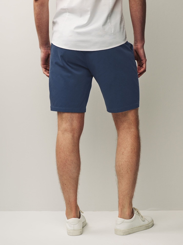 Blue/Pink/Stone 3 Pack Stretch Chino Shorts - Image 2 of 10
