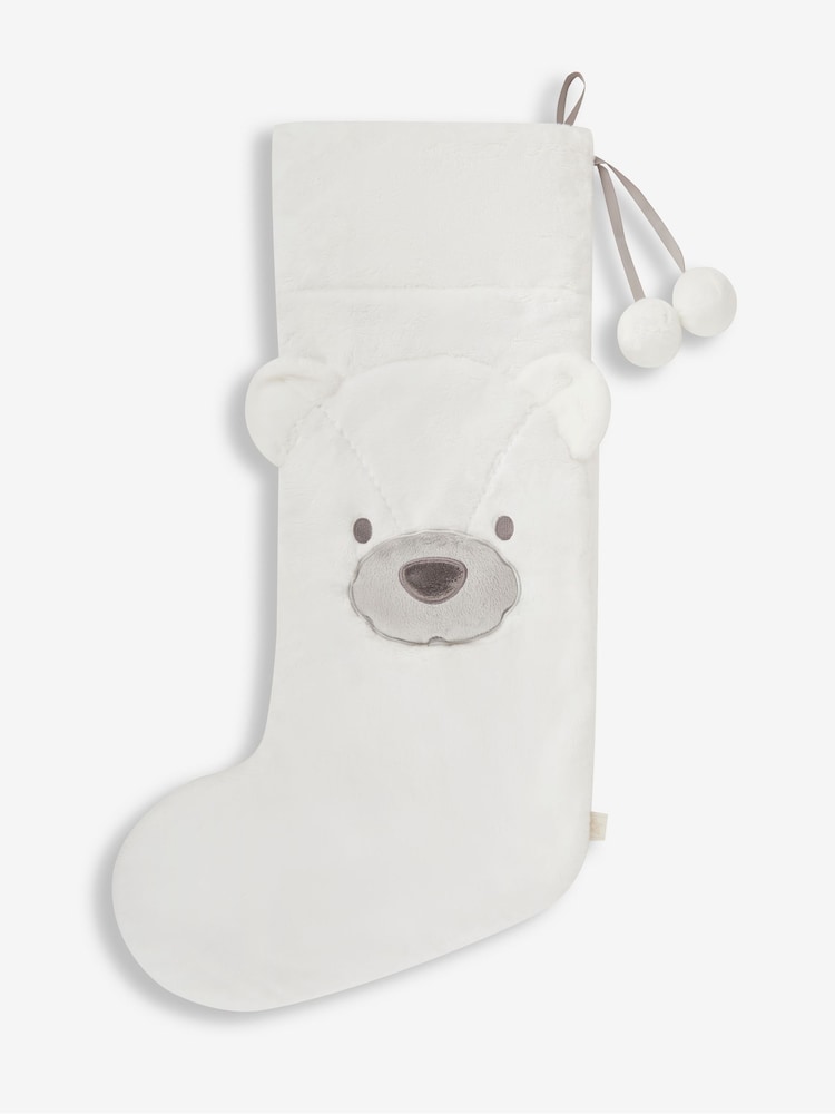 JoJo Maman Bébé Medias de peluche extra grandes - Oso polar - Imagen 1 de 2