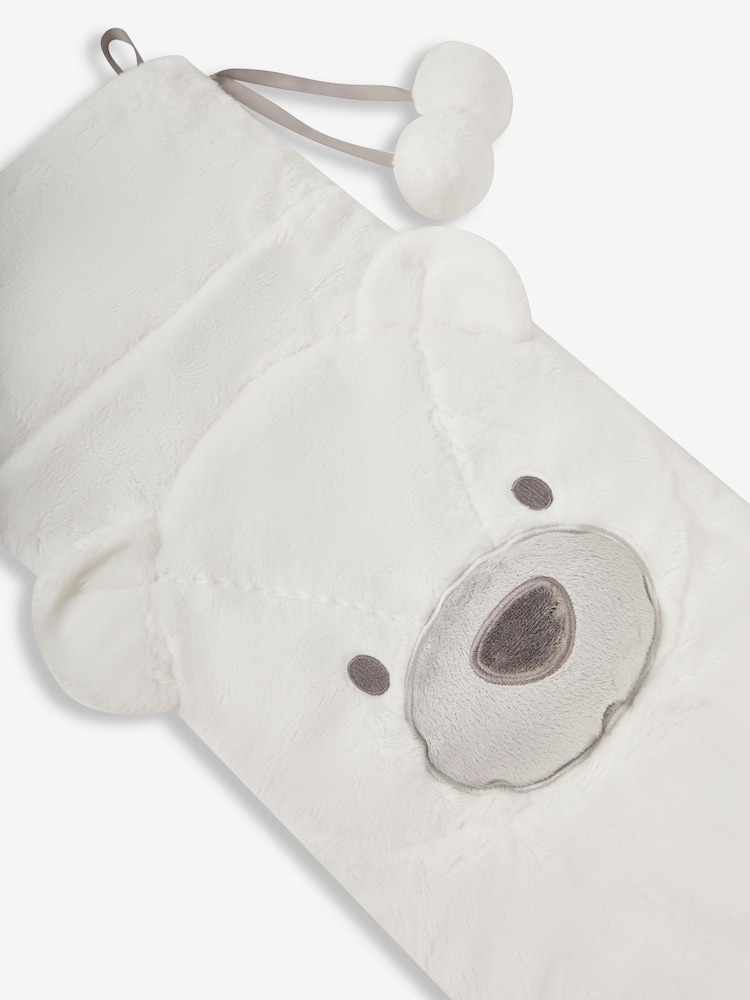 JoJo Maman Bébé Medias de peluche extra grandes - Oso polar - Imagen 2 de 2