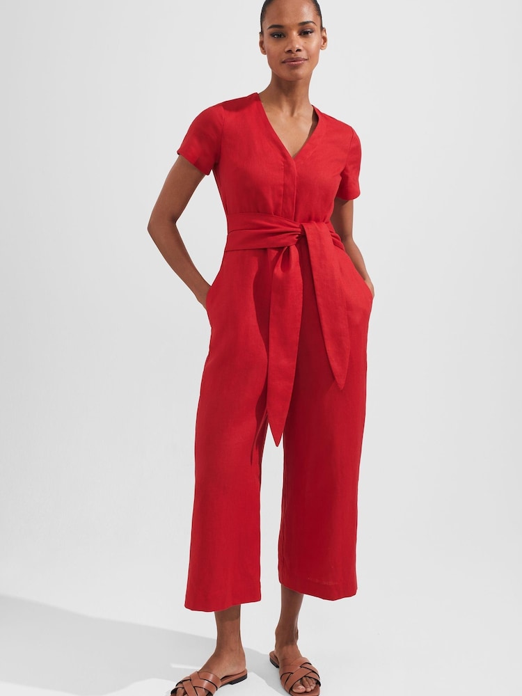 Hobbs Red Aliya Jumpsuit - Image 1 of 4