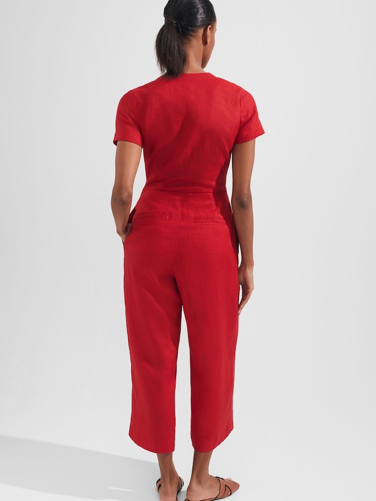 Hobbs Red Aliya Jumpsuit - Image 2 of 4