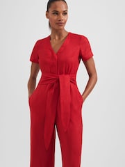 Hobbs Red Aliya Jumpsuit - Image 3 of 4