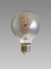 Madison 4W LED ES Smoke Spiral Globe Dimmable Bulb - Image 2 of 4