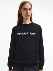 Calvin Klein Black Core Logo Sweatshirt - Image 1 of 5