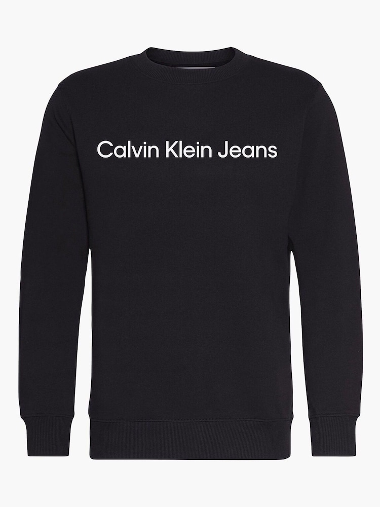 Calvin Klein Black Core Logo Sweatshirt - Image 5 of 5 Calvin Klein Black Core Logo Sweatshirt - Image 5 of 5
