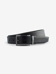 Black/Brown Reversible Leather Belt - Image 10 of 10