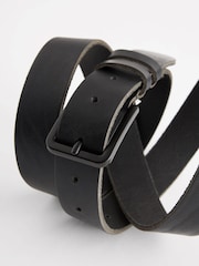 Black Casual Leather Belt - Image 3 of 4