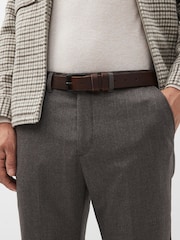 Brown Casual Leather Belt - Image 1 of 6