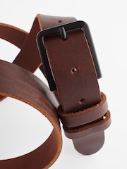 Brown Casual Leather Belt - Image 6 of 6
