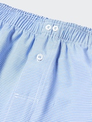 Mango Blue Vichy Check Cotton Briefs - Image 2 of 2